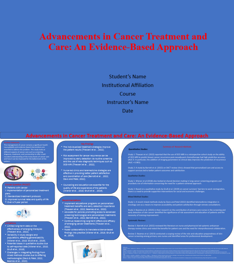 Cancer Poster | PDF | Screening (Medicine) | Cancer
