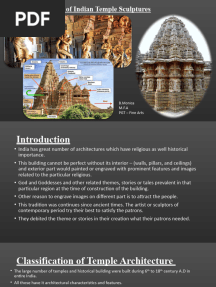 Grade 11 - Chapter 8 - Artistic Aspects of Indian Temple Sculptures