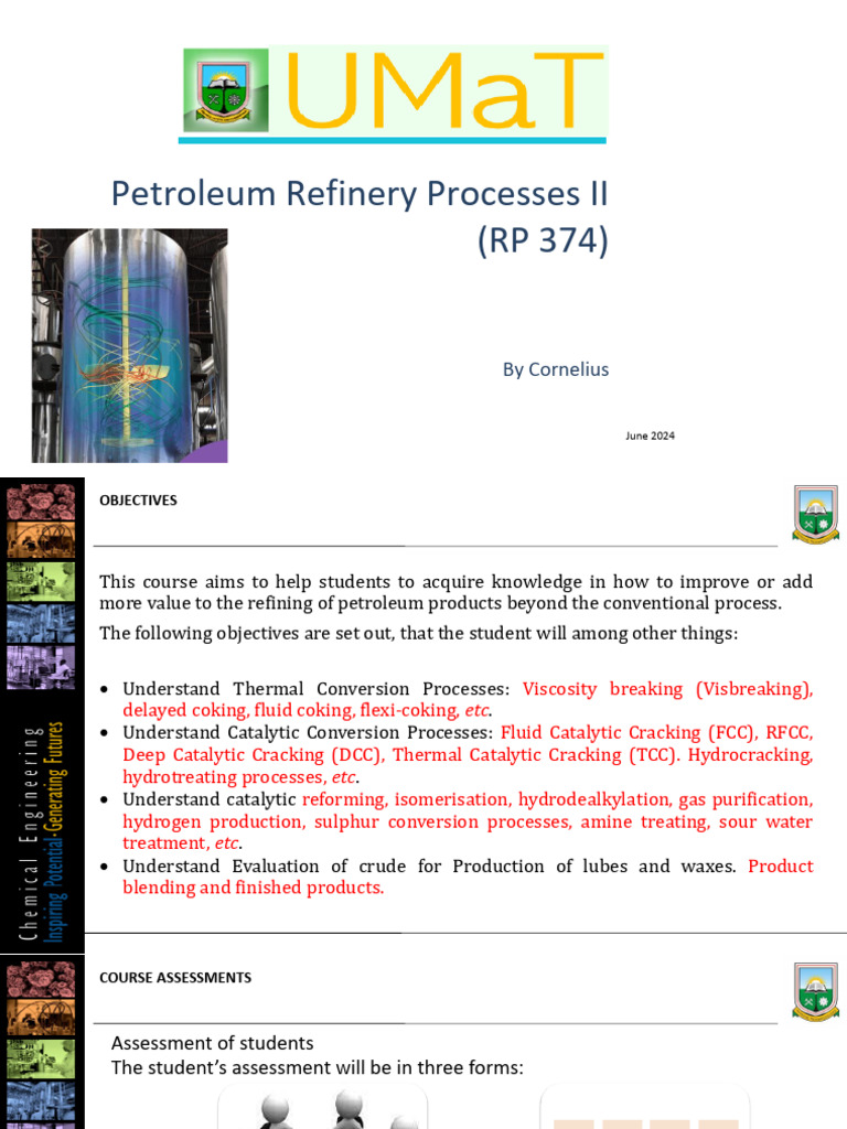 Advanced Petroleum Refining Techniques Pdf Distillation Petroleum