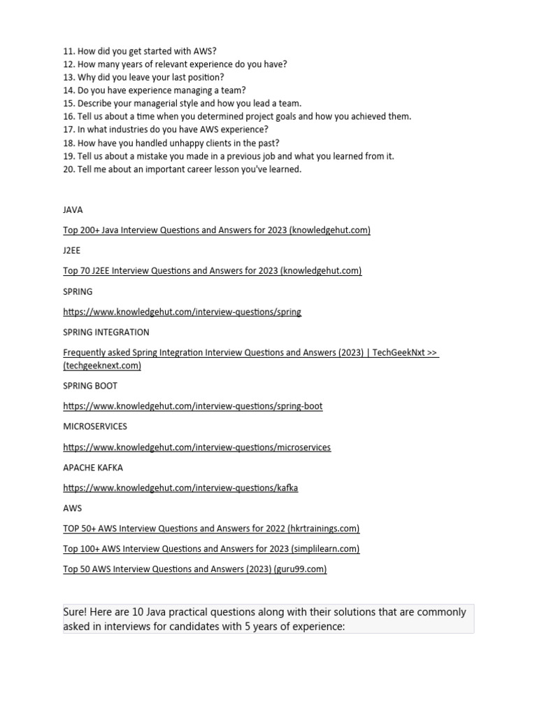 Sure here are 10 java practical questions along with their solutions