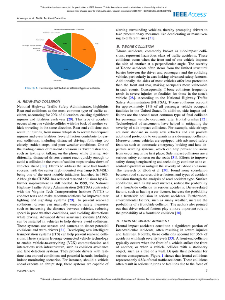 Deep Learning for Traffic Accident Detection | PDF | Traffic Collision ...