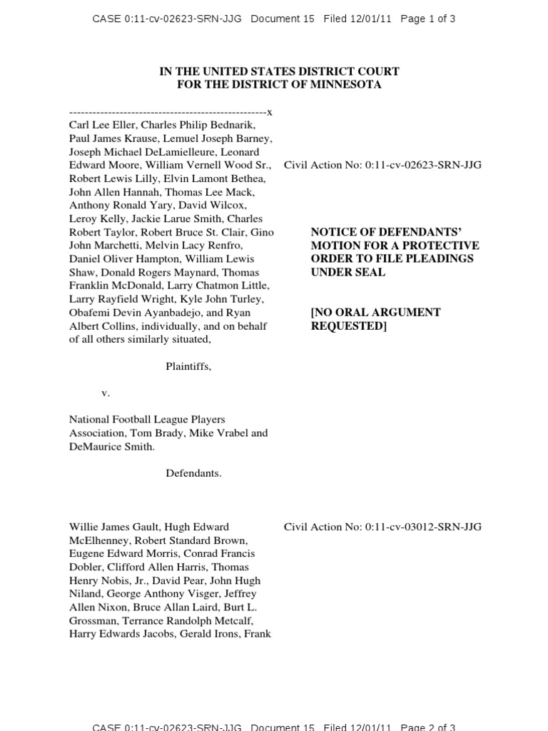 Defendant's Notice of Motion For Protective Order To File Under Seal PDF Government Public Law