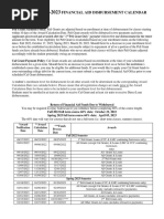 CSN FA Timeline | PDF | Student Financial Aid In The United States ...