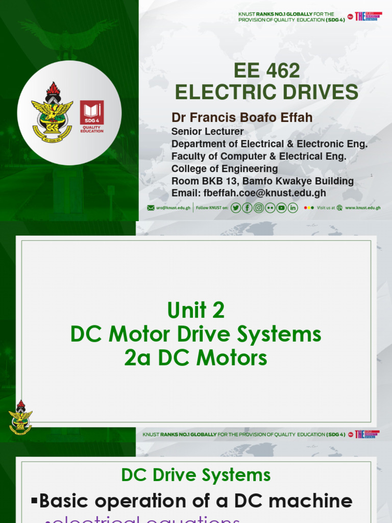 EE 462 UNIT 2-Annotated | PDF | Electric Motor | Rectifier