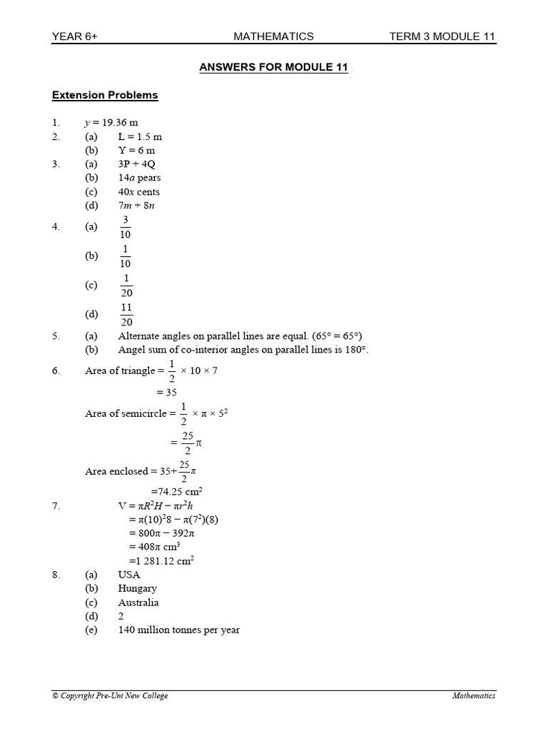 202336 coursegrade6week11mathematicscommon pdf mathematics