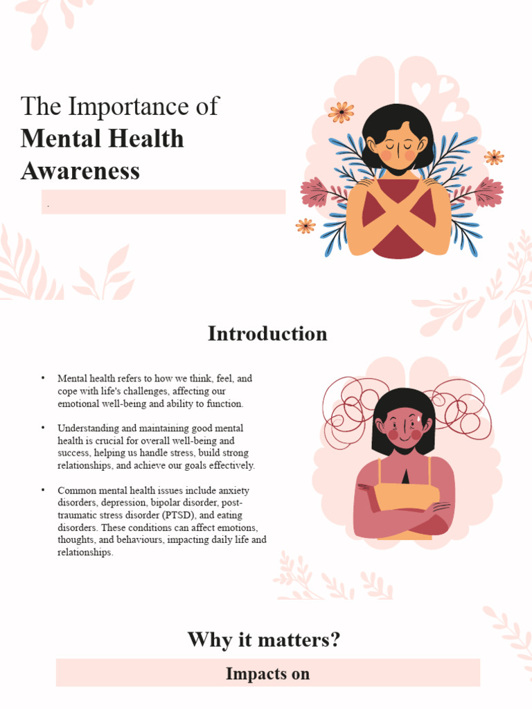 Importance of Mental Health Awareness | PDF