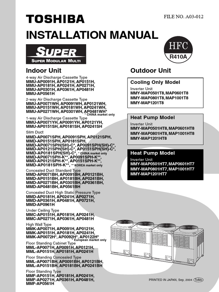 Super Modular Unit Mmuap0091h Pdf High Voltage Air Conditioning