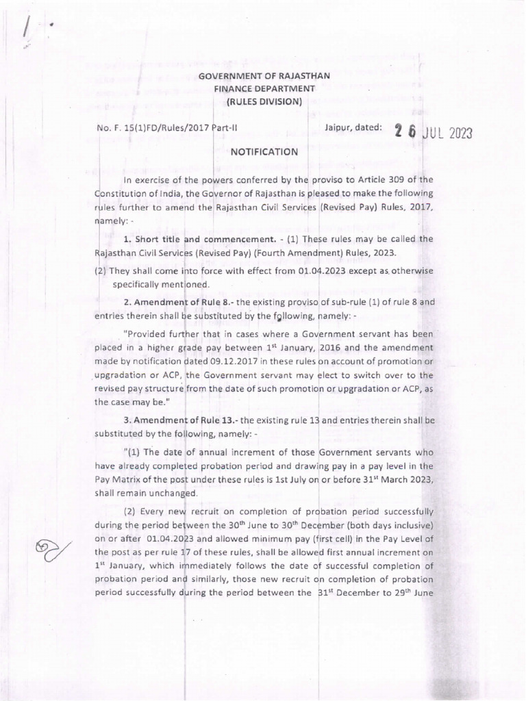 NOTIFICATION | PDF