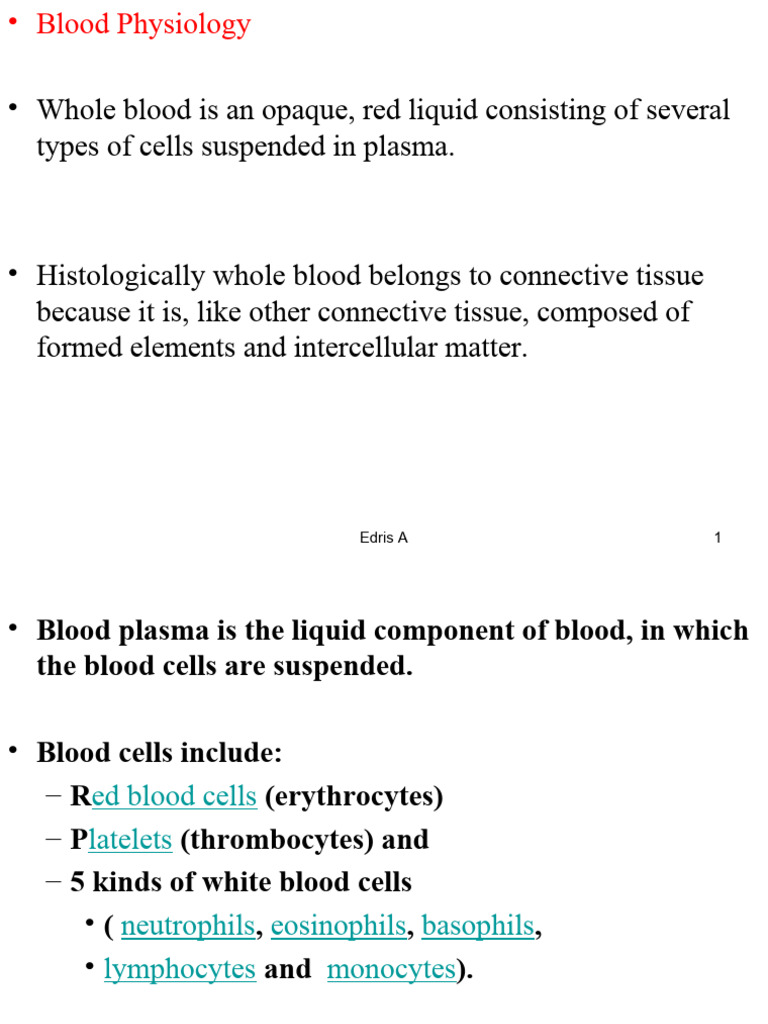 7 Md Hematology Physiology Part Download Free Pdf White Blood Cell