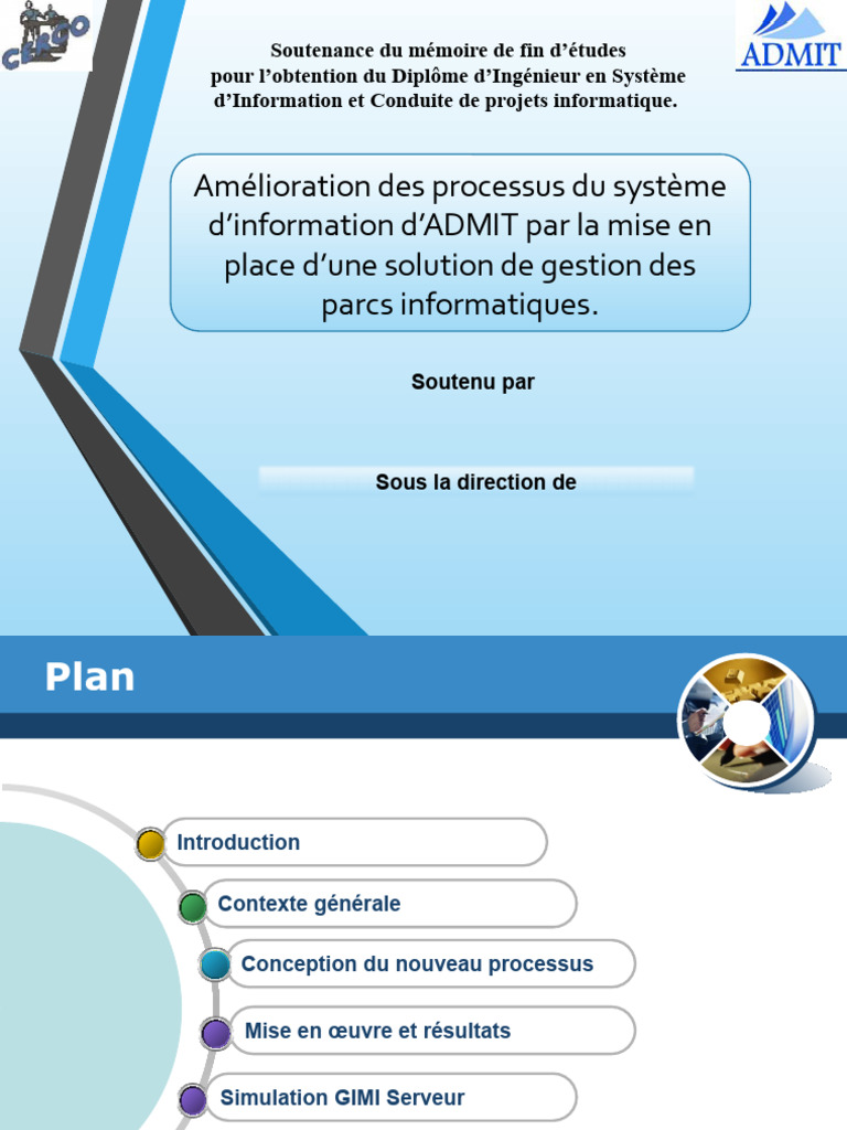 Optimisation des parcs informatiques ADMIT | PDF | Informatique ...