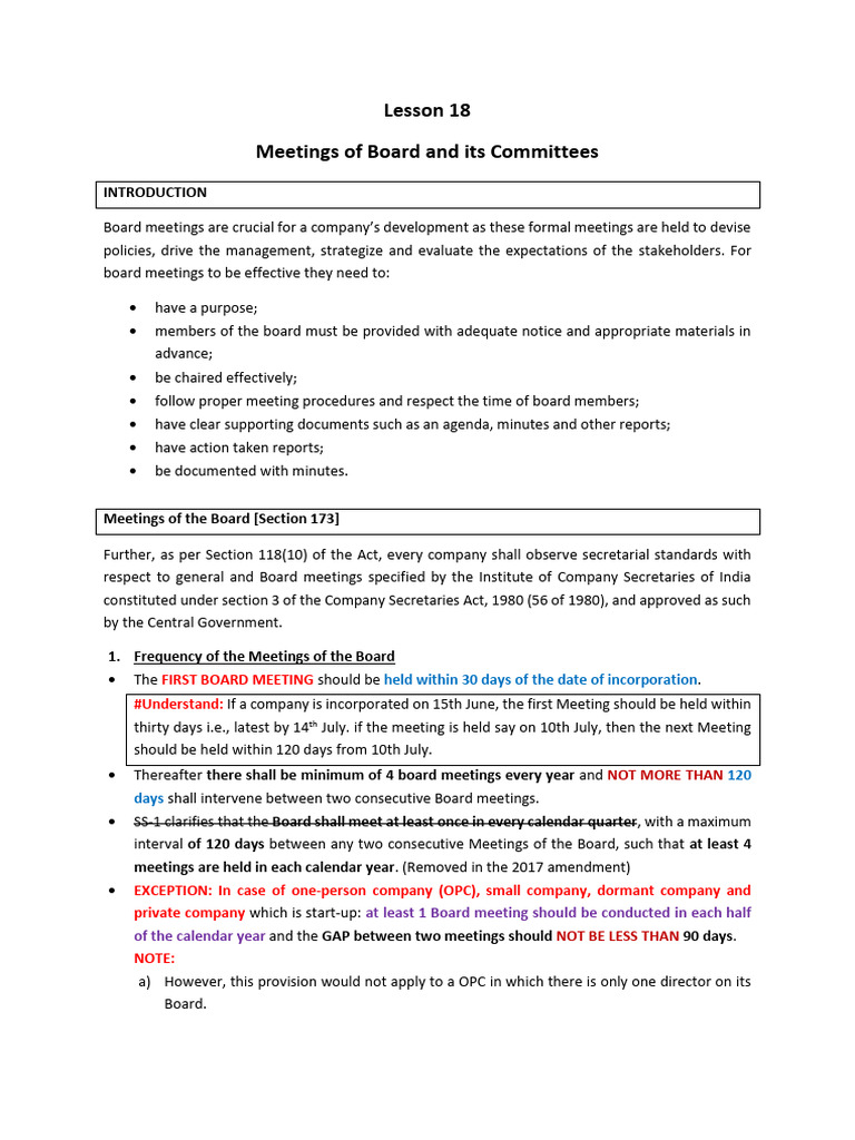 Video Conferencing for Board Meetings | PDF | Quorum | Securities (Finance)