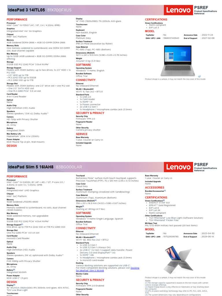 Multiple Model Specification Pdf Solid State Drive Usb