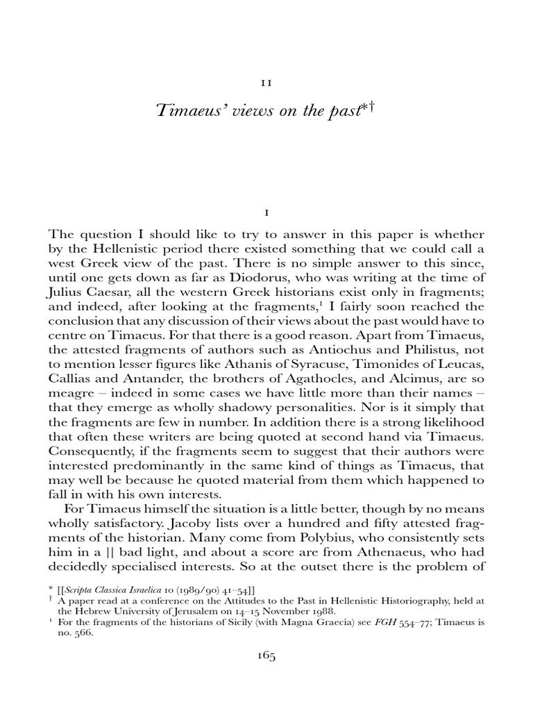 Polybius, Rome and The Hellenistic World | PDF