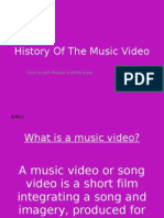 History of The Music Video