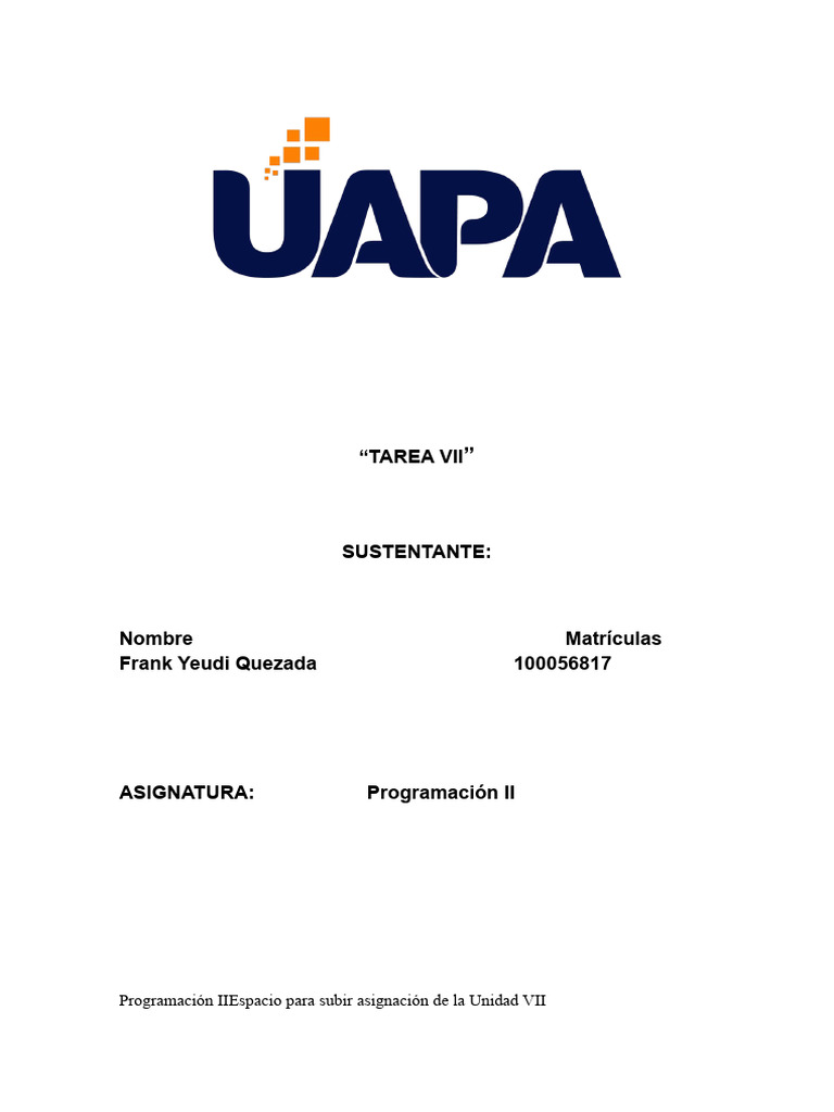 Tarea vii programacion ii pdf active x data objects sql