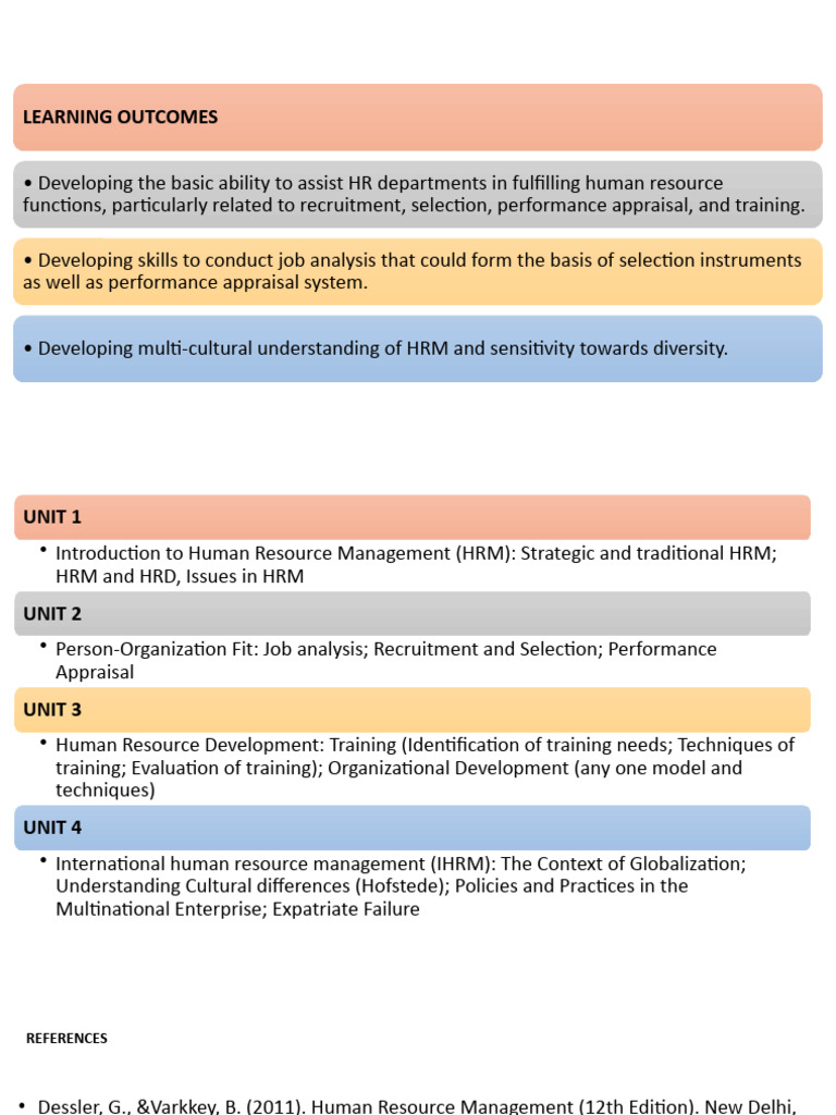 Human Resource Management Overview | PDF | Human Resource Management ...