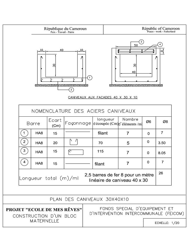 plan-de-ferraillage-caniveau-pdf