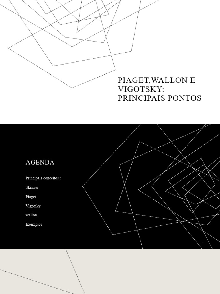 Teorias de Piaget, Wallon e Vygotsky | PDF | Aprendizado | Sociologia