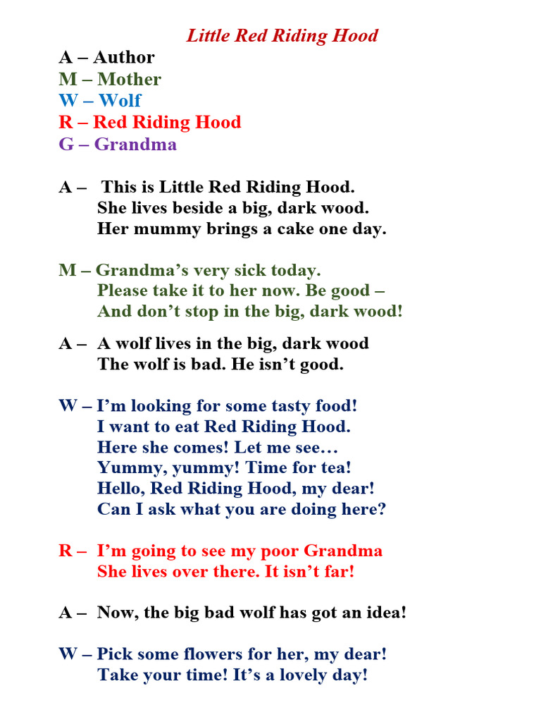 Little Red Riding Hood | PDF | Little Red Riding Hood