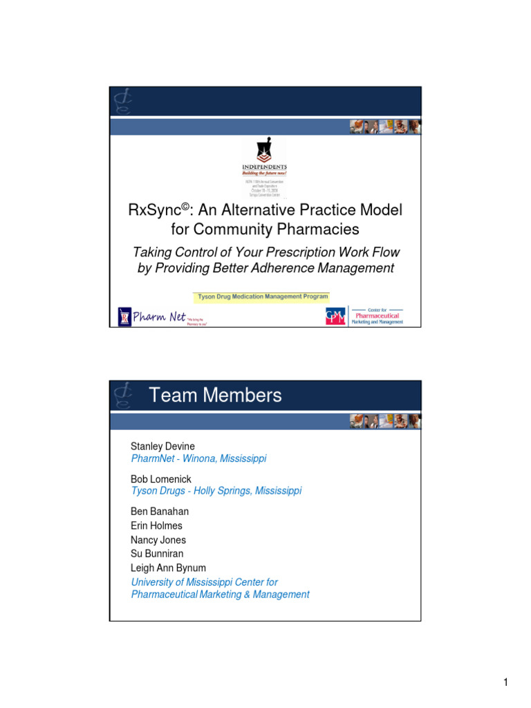 RxSync©: Enhancing Pharmacy Workflow | PDF | Pharmacy | Medical ...