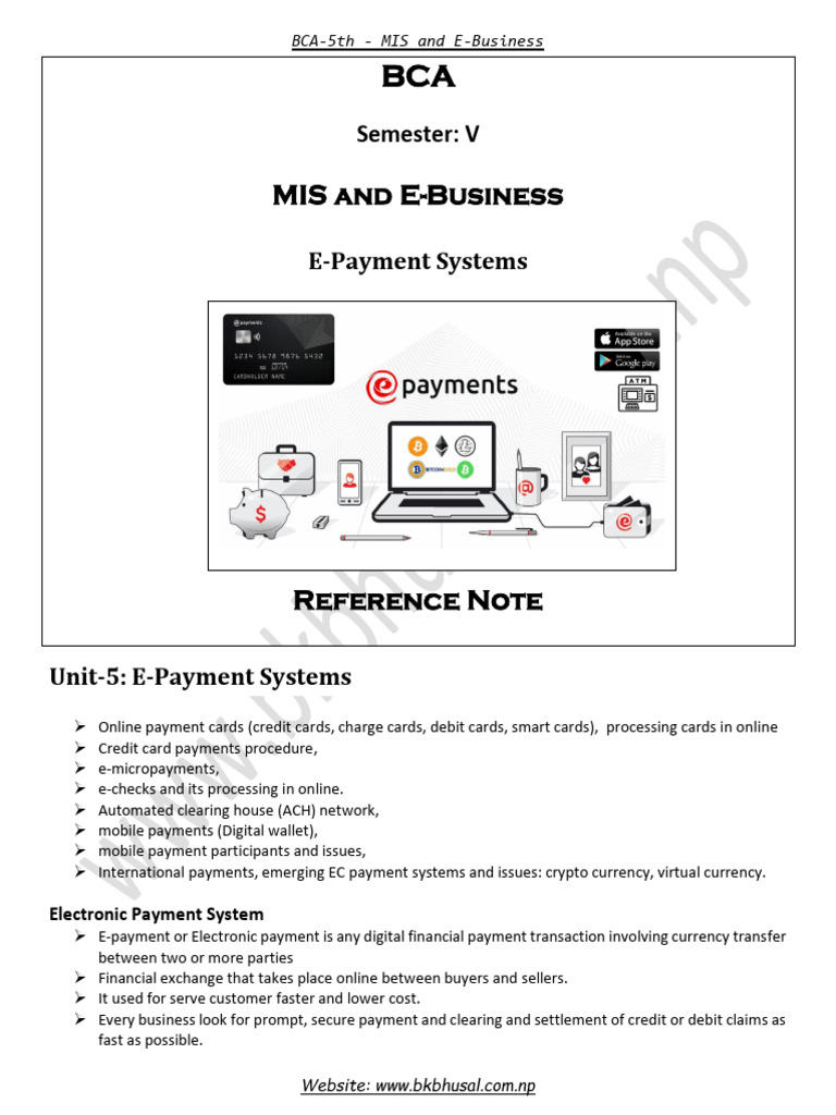E-Payment Systems Overview | PDF | Credit Card | Pay Pal