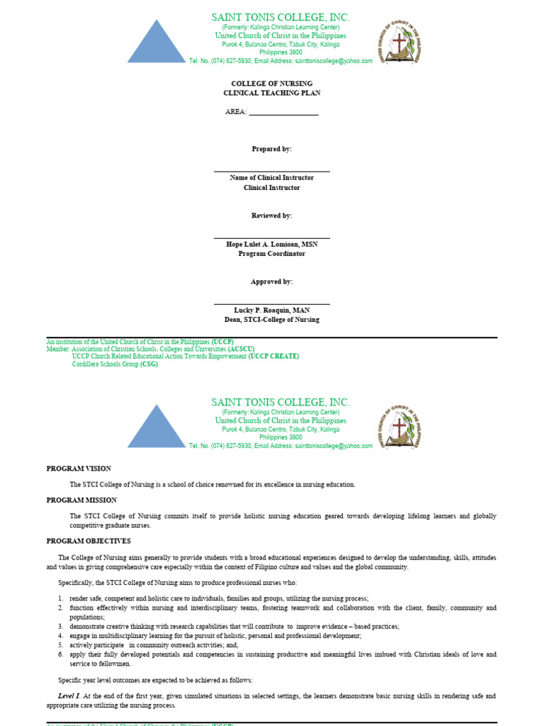 clinical-teaching-plan-sample-pdf-nursing-hospital