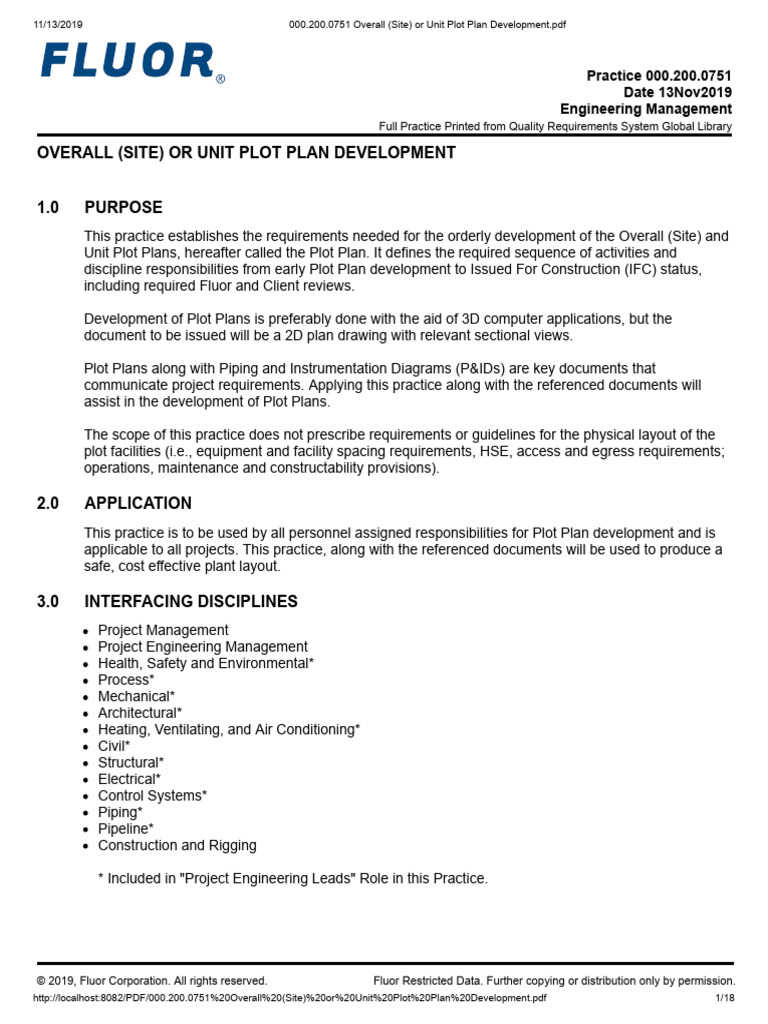 000.200.0751 Overall (Site) or Unit Plot Plan Development | PDF ...
