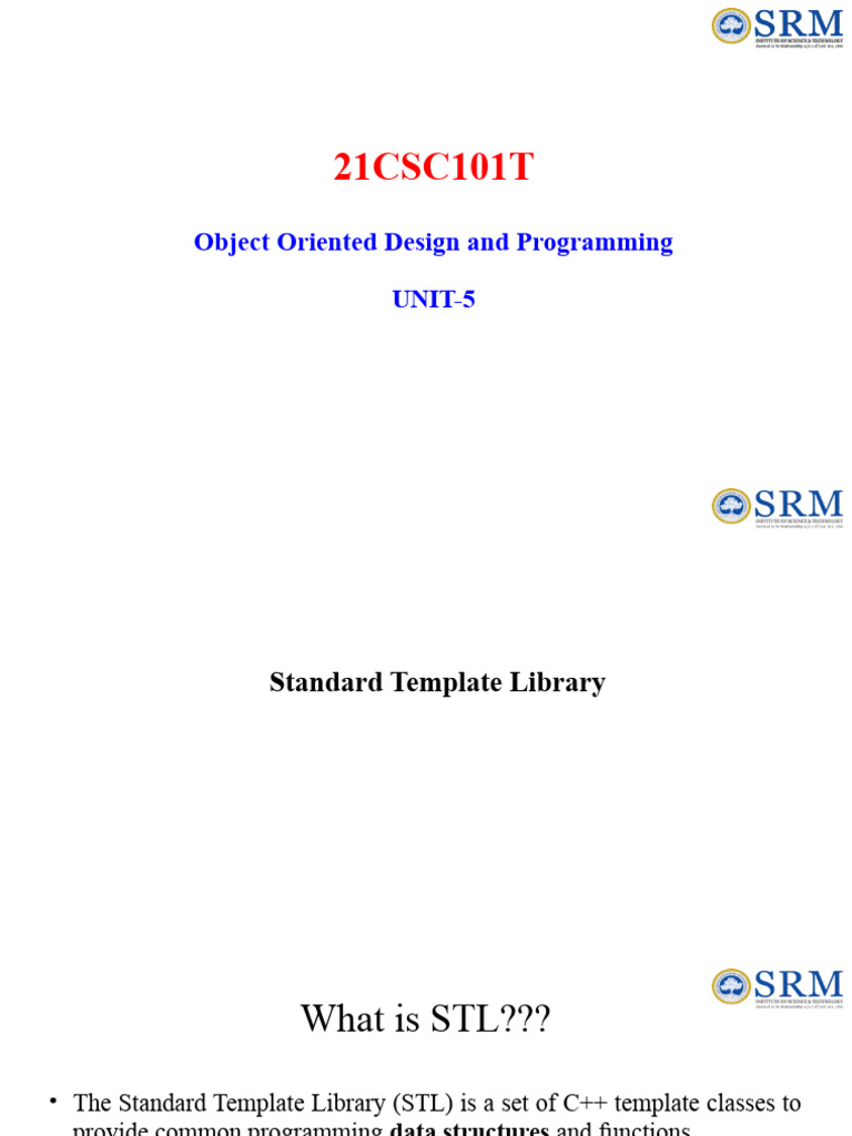 Understanding C++ Standard Template Library | PDF | C++ | Software ...
