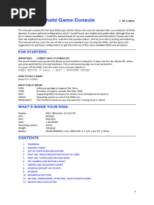 R36S Handheld Game Console - Ivo's User Manual