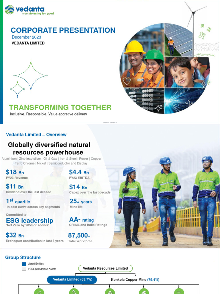 Vedl Corporate Presentation December 2023 | PDF | Chemical Substances ...