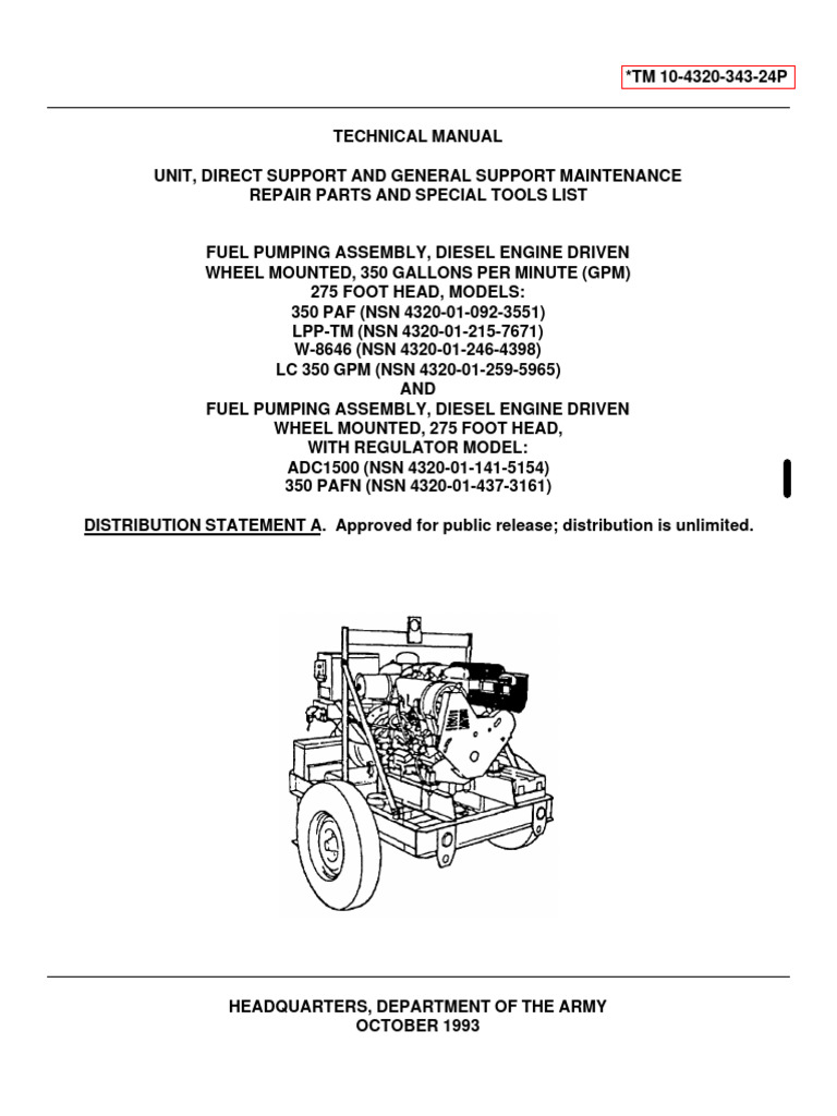 TM 10 4320 343 24P | PDF | Throttle | Engines