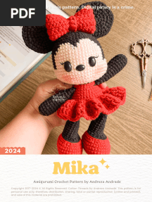 ENGLISH Mika Amigurumi Pattern by LinhasDeAlgodao