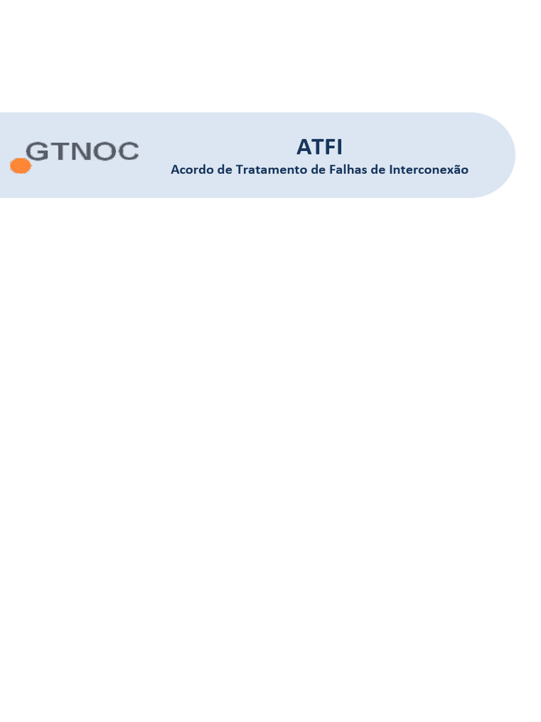 Acordo de Tratamento de Falhas ATFI | PDF | Rede de computadores ...