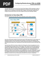 Configuring Remote Access VPN Via ASDM - Posted - 1!15!09