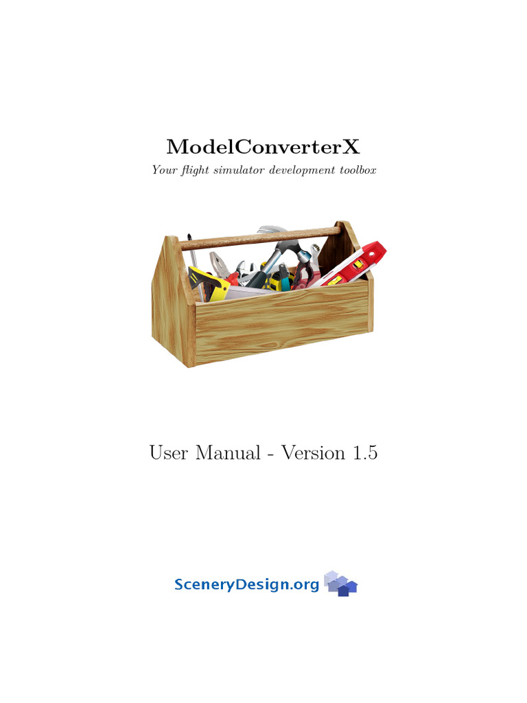 ModelConverterX User Manual 1.5 | PDF | Computer File | Texture Mapping