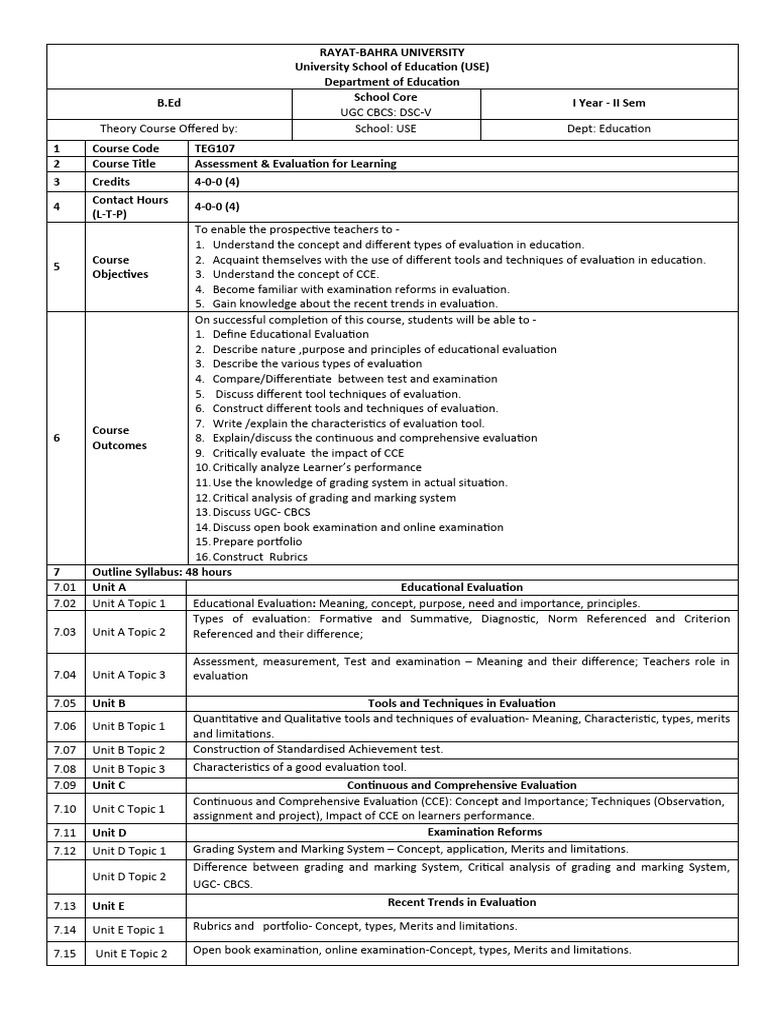 Assessment and evaluation for learning pdf educational assessment