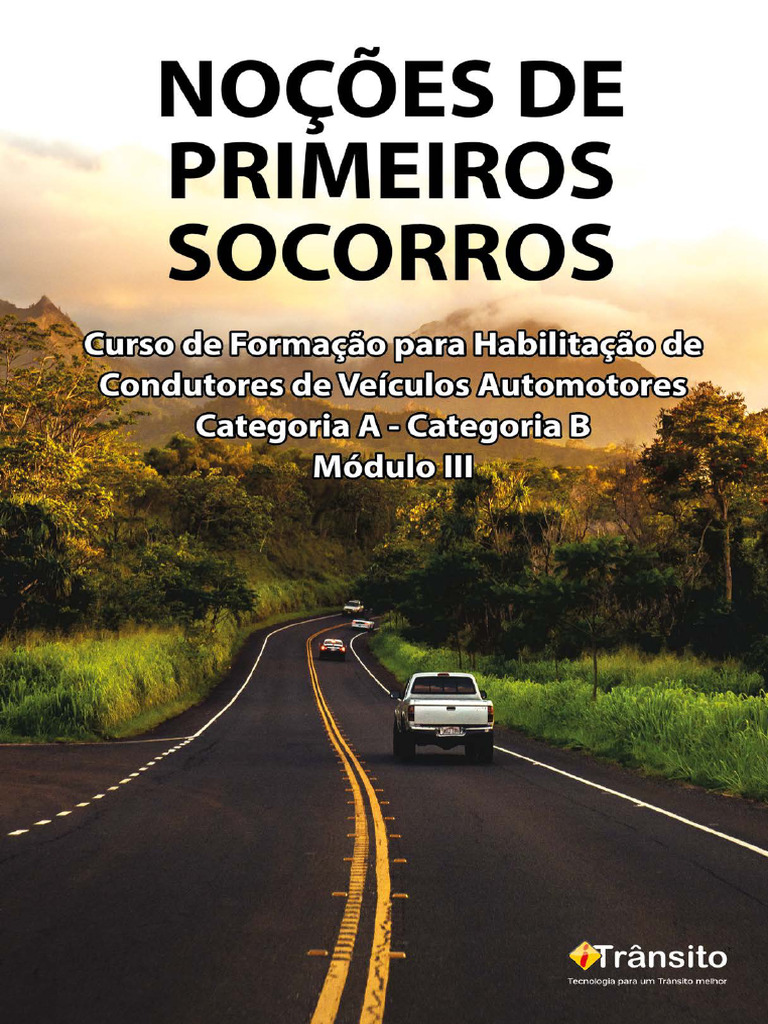 Noções de Primeiros Socorros para Motoristas | PDF | Coluna vertebral ...