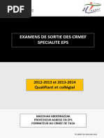 Portfolio EPS CRMEF Rabat : Projet et Évaluation | PDF