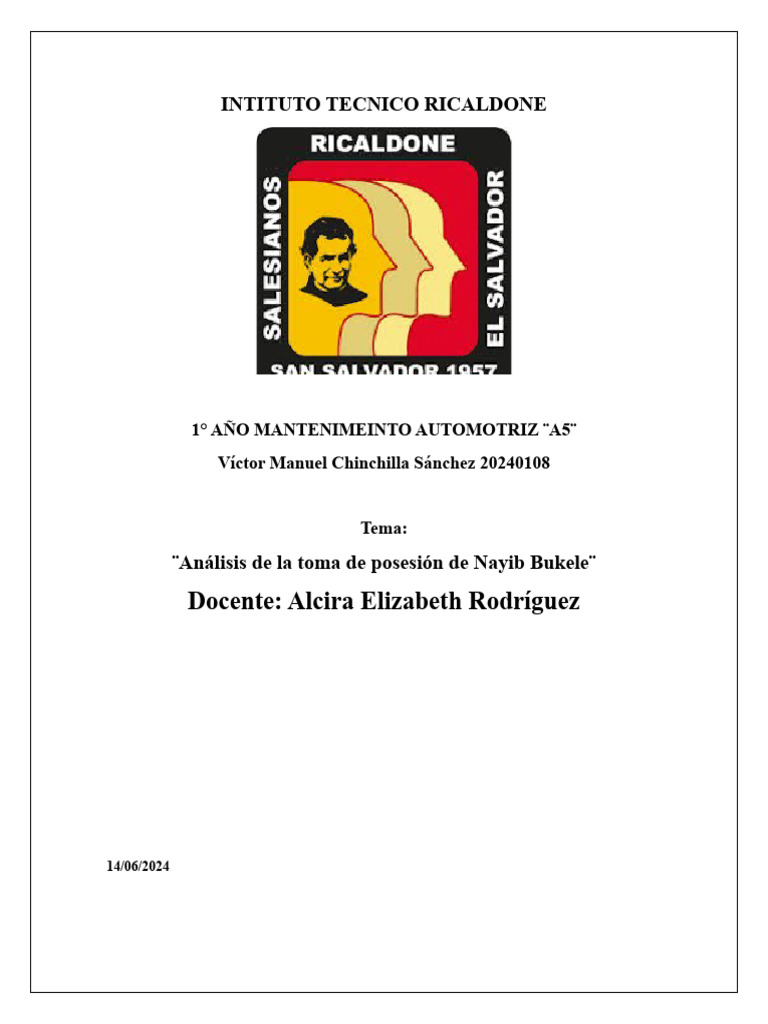 Intituto Tecnico Ricaldone | PDF | Gobierno