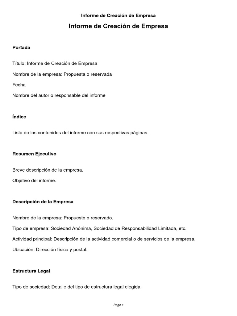 Guía para Crear una Empresa Exitosa | PDF | Business