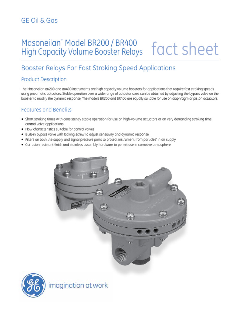 Masoneilan catalogo br200 booster download free pdf valve actuator