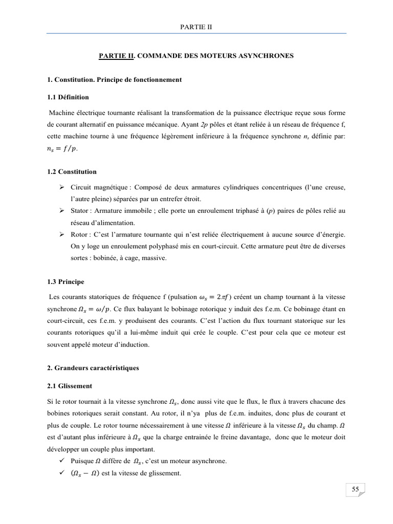 chap3_Commande MAS | PDF