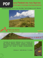 Os Percursos Pedestres nos Açores