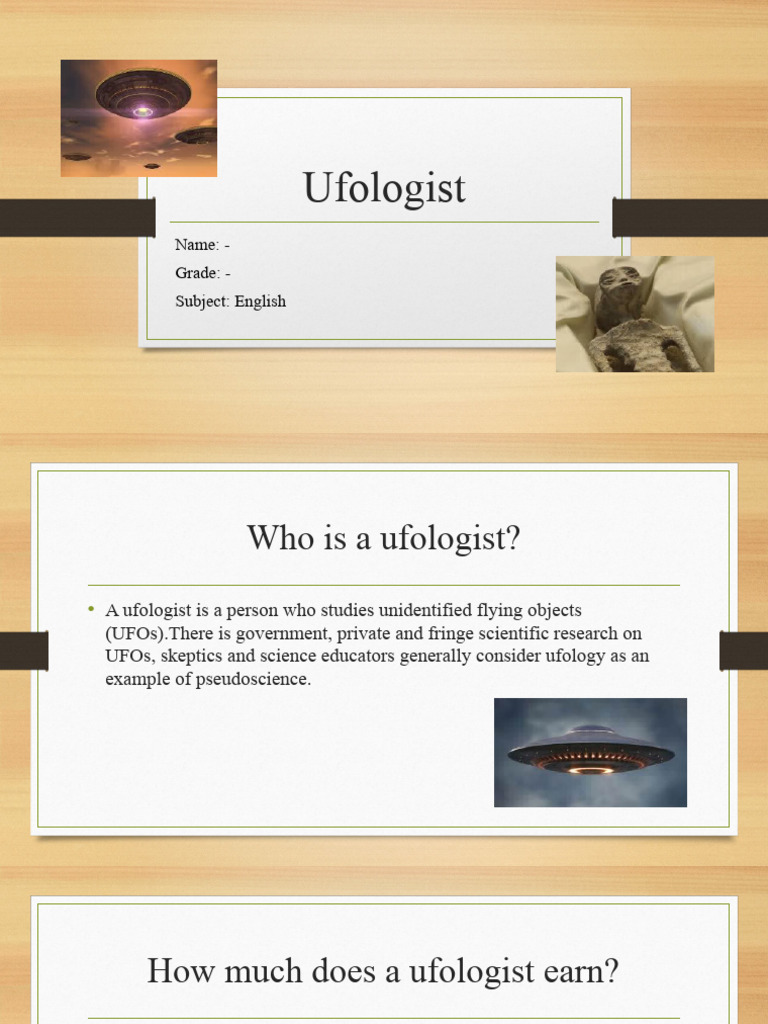 Ufologist Presentation | PDF