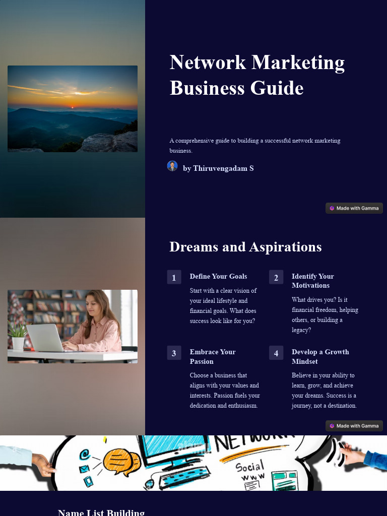 Network Marketing Success Guide | PDF | Credibility | Goal