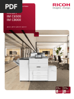 Ricoh IM C2010/C2510 Specifications | PDF | Printer (Computing) | Fax