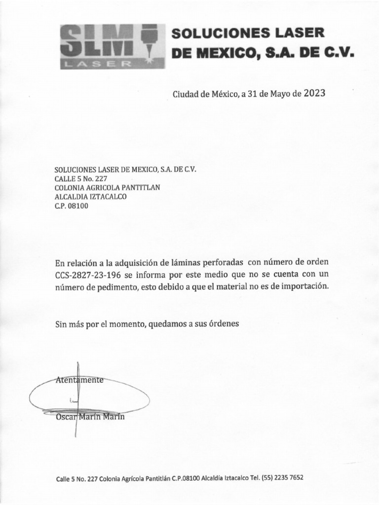 Pedimento de importaci n pdf