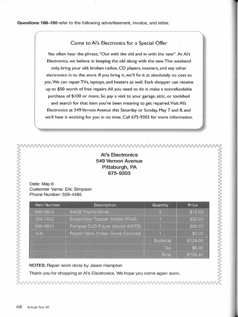 Test 1 - Part 7.3 | PDF