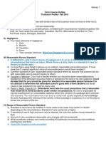 Torts Course Outline (1) Ray