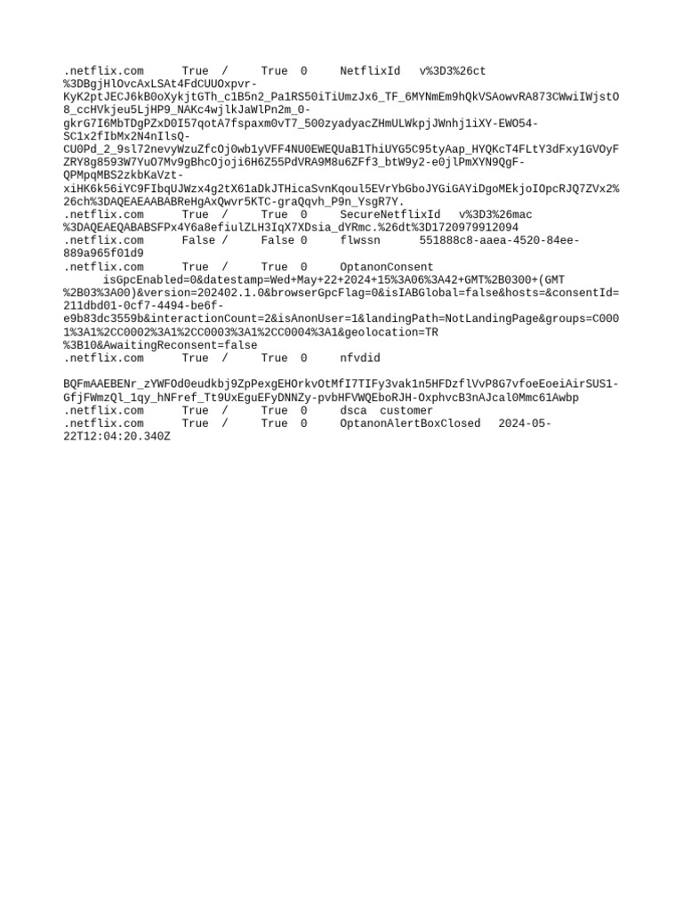 Netflix User Consent and Tracking Data | PDF | Games & Activities ...